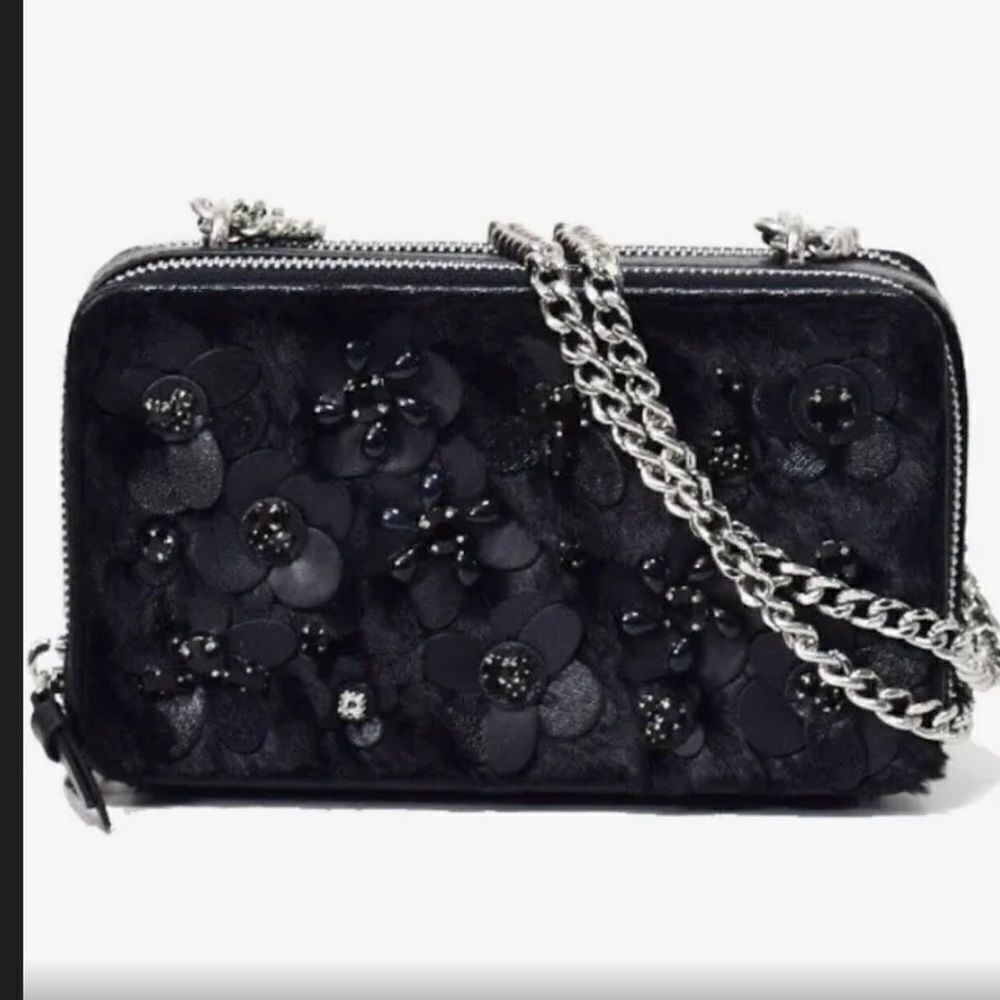 Kate spade shearling crossbody bag - Picture 1 of 10